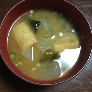 冬瓜と油揚げのお味噌汁